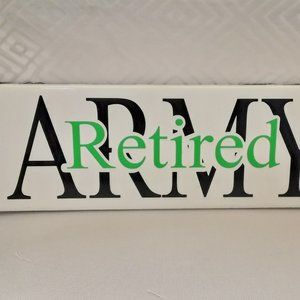 Army, Retired Ceramic Tile